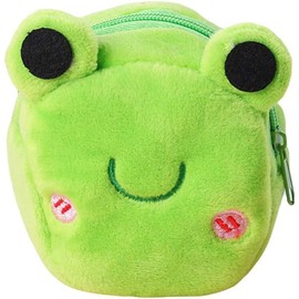 Cute Plush Frog Animal Small Coin Purse, Small Coin Purse, Zipper Money Wallet Kids Birthday Gift Women's Coin Purses and Pouches