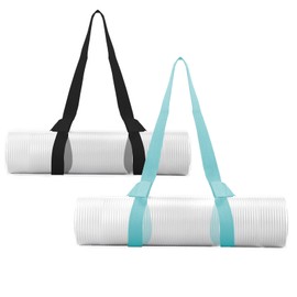 2 Packs Yoga Mat Strap for Carrying, Yoga Mat Carrier, Adjustable Yoga Mat Sling for Yoga Mat Exercise Mat, Strap Only