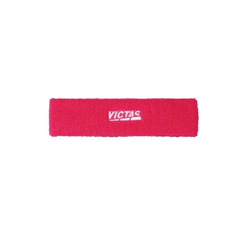Victas 602402 Table Tennis Headband, Play Logo Headband, Pink (7000)