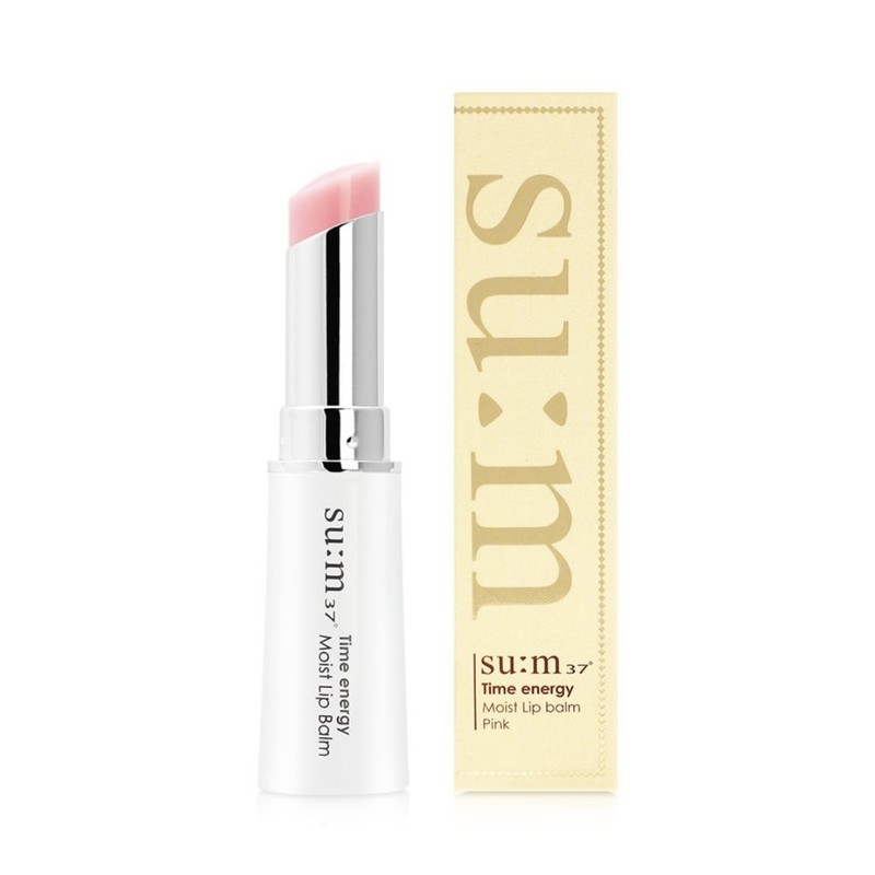 Su:m 37 degrees Time Energy Moist Lip Balm 5.5g transparent