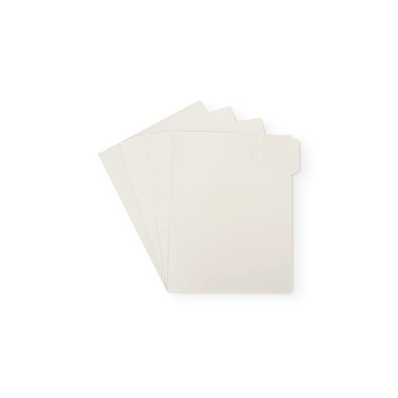 MUJI 02856434 Foam Polypropylene Individual Folders for A4, Set of