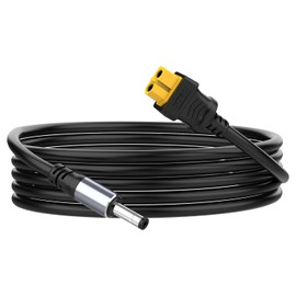6.6FT DC5521 Male to XT60 Female Power Cord DC Connector to XT60 Adapter 5.5x2.1mm Charging Cable for Drones, FPV Monitor, Power, Portable Charging Stations, Electric Solar Panels etc. (2M)