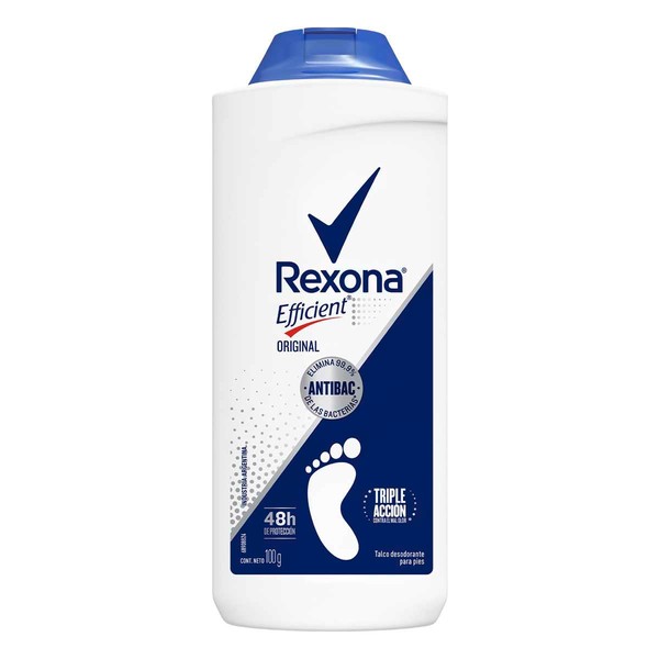 Desodorante talco para pies Rexona Efficient Original 200 g