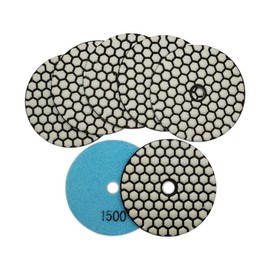 SHDIATOOL Dry Diamond Polishing Pads for Granite Marble Stone Ceramic Diameter 4 Inch/100 mm