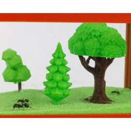 AntHouse Natural Sand Ant Farm Acrylic T Kit 15 x 15 x 1.5 cm (Free Ants)