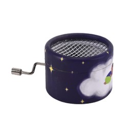 Voggenreiter Music box 1287 "Sleep, Kindlein, Schlaf", high-quality music box with quality musical mechanism and hand crank, robust and child-friendly housing