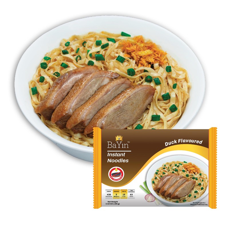 Bayin Instant Noodles - Non Fried - Dry 3.53oz (100g)