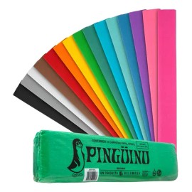 Papel Crepe Pingüino - Paq. C/ 10 Pliegos
