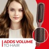 TITANIA Oval Massage Brush Large Wood Brown