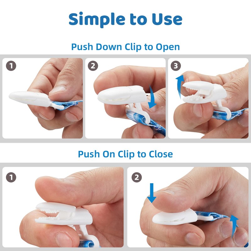 Smlpuame Baby Dummy Chain Girls Boys, Pack of 6 BPA-Free