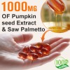 300 Gels Pumpkin Seed Oil Saw Palmetto 1000 mg Bladder