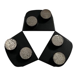 Diamond Grinding Discs for Lavina and Edco Magnatrap Grinders, Set of 3, Hard Bond, 18/20 Grit