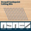 50 PCS 1/8 Inch Drywall Bit, Spiral Saw Tip Cutting