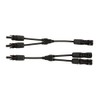 ZkeeShop 1 Pair Solar Cable Y Splitter Plug Solar Panel