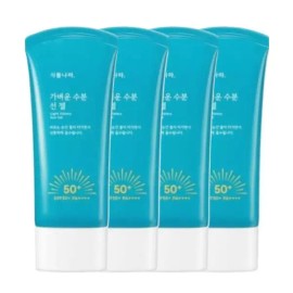 Plant Nation 식물나라 가벼운 수분 선 젤 60ml 4개 Plant Kingdom Lightweight Hydrating Serum Gel 60ml 4pcs