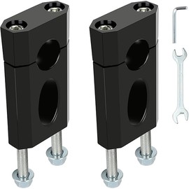 Mini Bike Handlebar Risers 7/8 22mm Bike Handlebar Riser Replacement for Coleman BT200X CT200U-EX Trailmaster MB200 Mega Moto 80 105 Razor MX650 Apollo SSR 110 125 Dirt Pit Bike Motorcycle Part