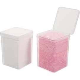 Operitacx Toallitas Limpiadoras Almohadillas de Tela No Tejida para Extensiones de Pestañas y Quitaesmalte, 2 Cajas para Limpieza Profesional y Uso en Casa