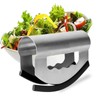 TanDraji Salad Chopper with Protective Cover - Double Blade Salad