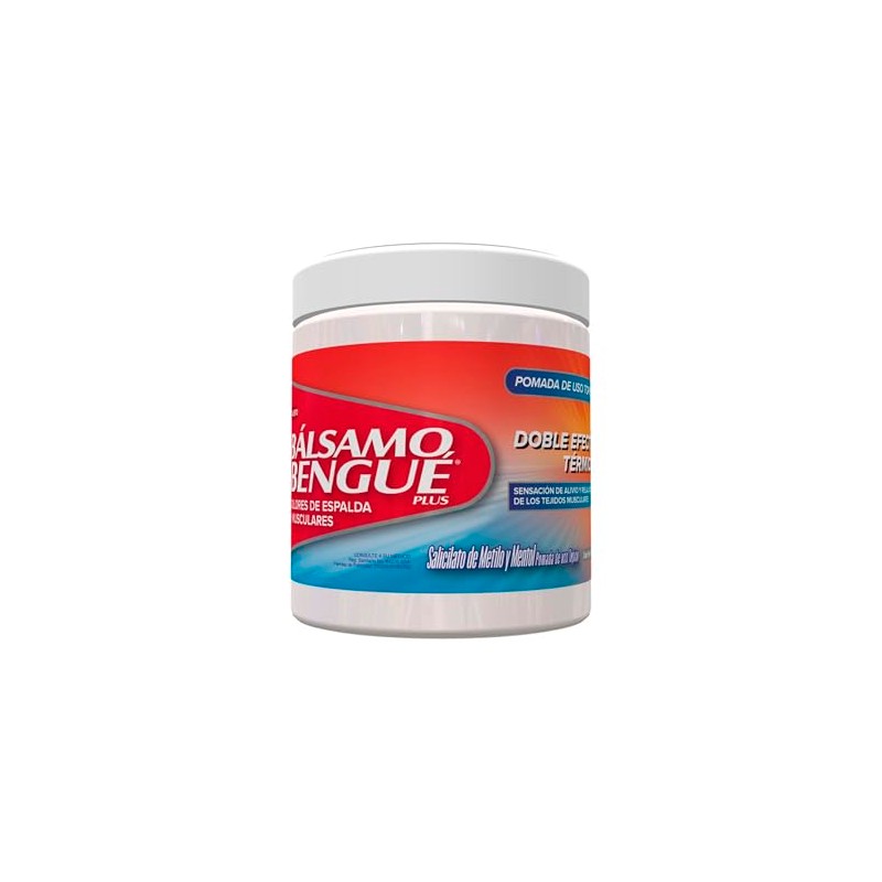 Bálsamo Bengue Plus. Para dolores de espalda y musculares. Doble