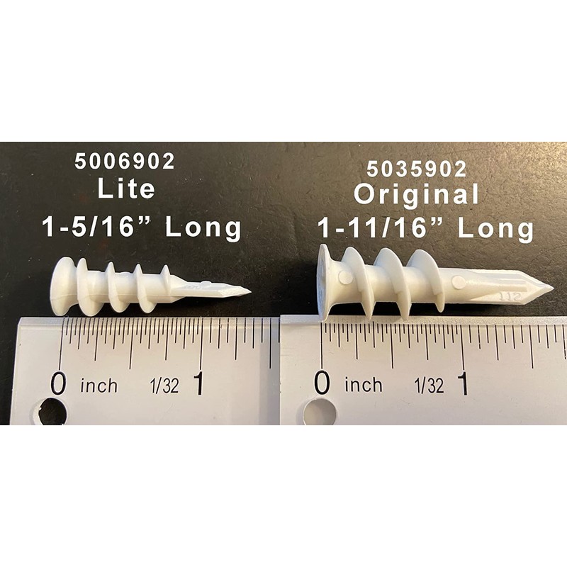 Qty. 100 EZ Anchor LITE Hollow Drywall Anchors - Nylon