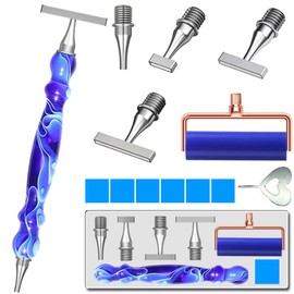 LEIYULY 13PCS Diamond Art Pen, with 1,3,6,9 Stainless Steel Nibs, Ergonomic Diamond Art Pen, 5D Diamond Painting Pens Tools, for Both Beginners and Experienced Diamond Artists