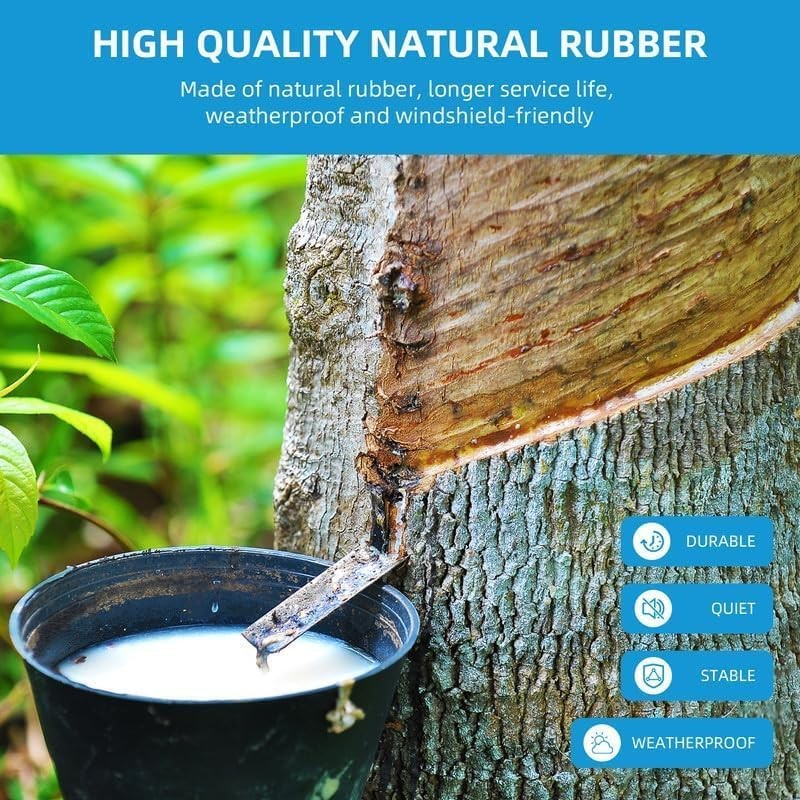 3 Windshield Wipers for Toyota Sienna 2004-2010, 26" + 19"