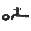 G1/2in Wall‑in Antique Brass Faucet Washing Machine Single Cold Water