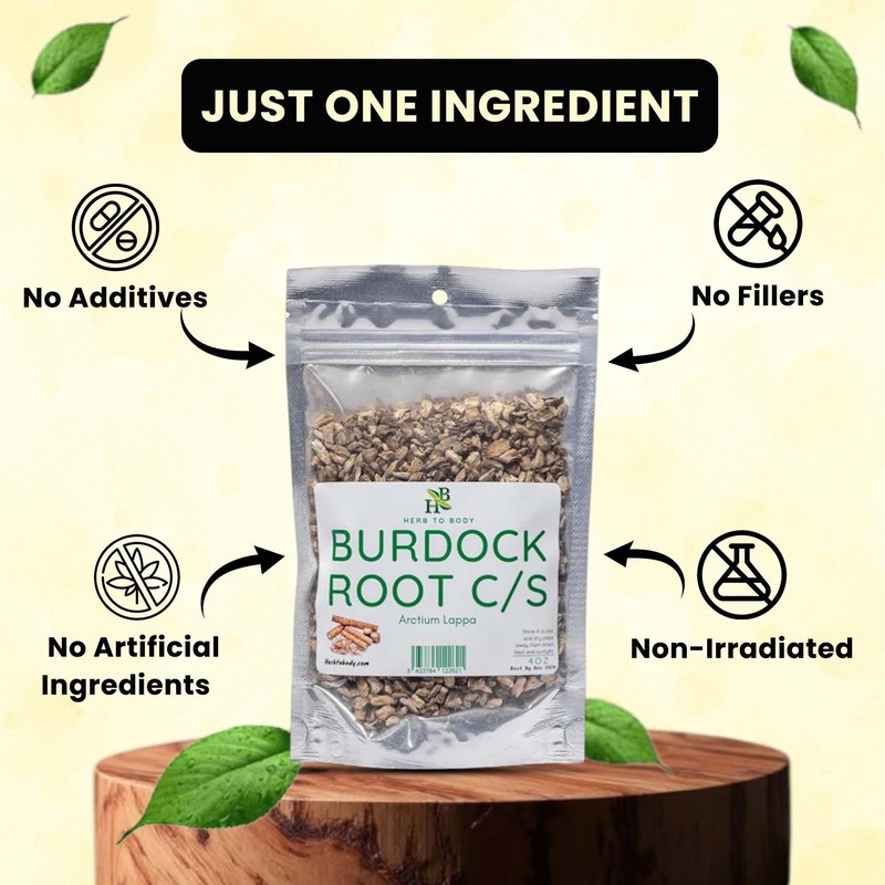 Herb To Body Burdock Root Cut & Sifted – 4