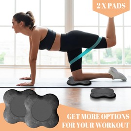 Pack of 2 Knee Cushion Yoga, Knee Cushion Sports, Yoga Accessories, Wear-Resistant Protect Knees, Wrists, Ankles, Hands, Wrists and Elbows, for Fitness Pilates
