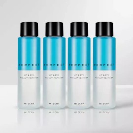MISSHA 미샤4개 퍼펙트 립앤아이 메이크업 리무버 155ml MISSHA 4-Piece Perfect Lip & Eye Makeup Remover 155ml