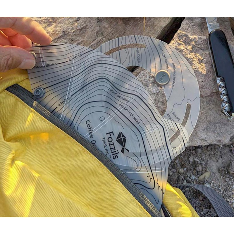 Fozzils 1899079/295-22021 Snap Fold Coffee Dripper White 130x140x105mm