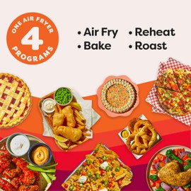 Instant Pot Vortex 6QT XL Air Fryer, 4-in-1 Functions that Crisps, Roasts, Reheats, Bakes for Quick Easy Meals, 100+ In-App Recipes, is Dishwasher-Safe, from the Makers of Instant Pot, Black