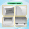 10 Inch Galvanized Steel Hooded Wall Vent,Arc-Shaped Outdoor Wall Vent