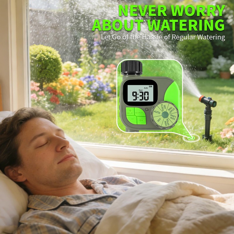 Sprinkler Timer for Garden Hose - Irrigation Timer for Outdoor