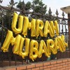 Umrah Mubarak Foil Letter Balloons - 16" Metallic Gold