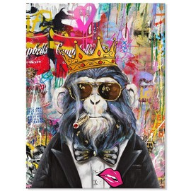 Fokenzary DIY Paint by Numbers Painting Canvas for Kids or Adults Beginner with Brushes and Acrylic Paints Frameless(40x50cm)