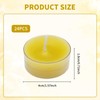 SEESUNO 24 Pcs Beeswax Tealight Candles, Bees Wax Candles UK