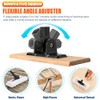 4 Pack 10 Inch Lambswool Applicator Kit, 180° Adjustable Lambskin