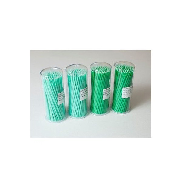 400 pcs Dental Micro applicator microbrush Regular 4 Tubes