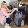 Handy Laundry Collapsible Mesh Foldable Hamper 14" x 14' x