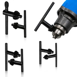 Drill Chuck with Key, 6 Pieces Drill Chuck Key Universal Chuck Key Metal Clamping Tool Drill 4/6/10/13/16/20 mm Keyed Chuck for Tightening Drill Chuck