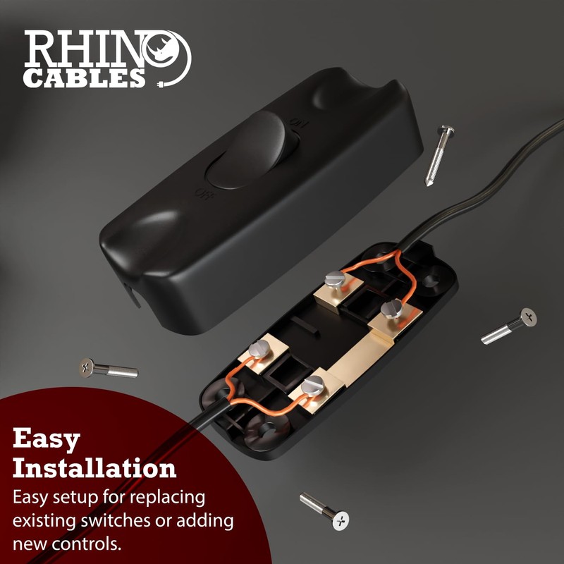 rhinocables - In-Line Rocker Switch | 2 Amp for Lighting