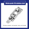 ODYSUNRAL Marine Anti-Rattle Square Latches for Boat Door Hatch, Hold