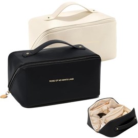 SOZOMO Bolsa de Cosméticos de Viaje de Gran Capacidad, Neceser Viaje Grande Capacidad,Neceser de Viaje Impermeable,Makeup Bag para Maquillaje Portátil