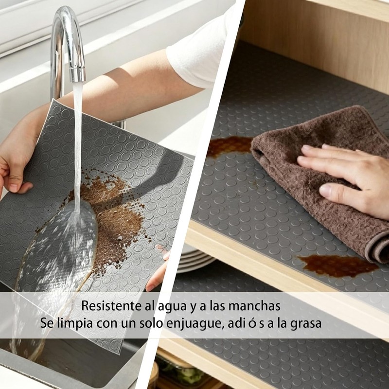 30x500cm Forro para Repisass y Cajones, Cajón para Frigorífico Impermeable