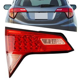 Misakomo Inner Tail Light for Honda HRV 2016 2017 2018 - Brake Taillight Assembly Rear Lamp Replacement for 34155-T7S-A01 and 34155T7SA01 - Driver Left Inner Side