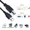 PwrON 6ft USB Cable Computer PC Laptop Data Sync Cord