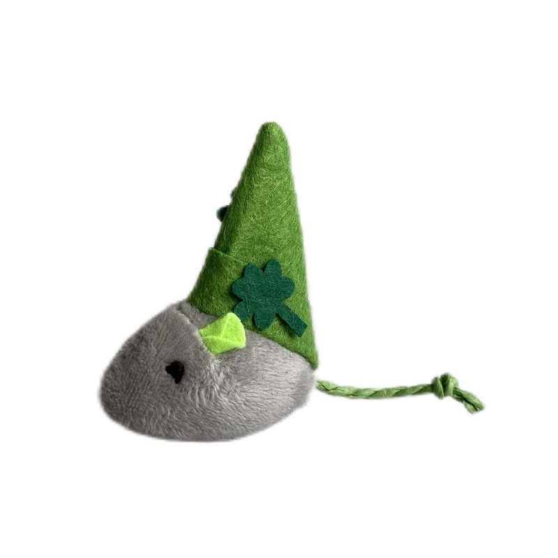 Haourlife St. Patrick's Day Cat Toy Catnip Toy Mouse Toy-6