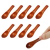 10pcs Tiny Wooden Spoons for Spices, 2.36x0.71 Inch Mini Condiment