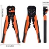 HuLuHouse Pinza Pelacables AutomáTica, pela cables, Naranja